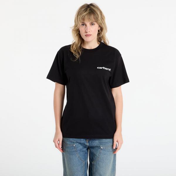 Tričko Carhartt WIP S/S Caps T-Shirt UNISEX Black XXL