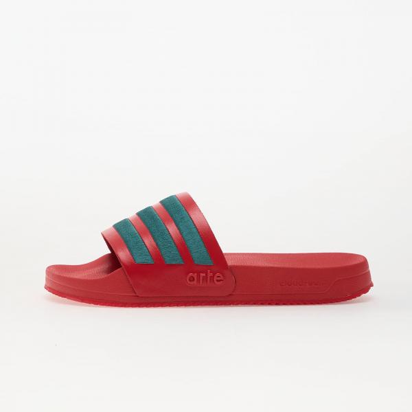 Tenisky adidas x Arte Antwerp Adilette Slides Better Scarlet/ Collegiate Green/ Better Scarlet EUR 39