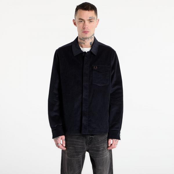 Košile FRED PERRY Corduroy Overshirt Navy L