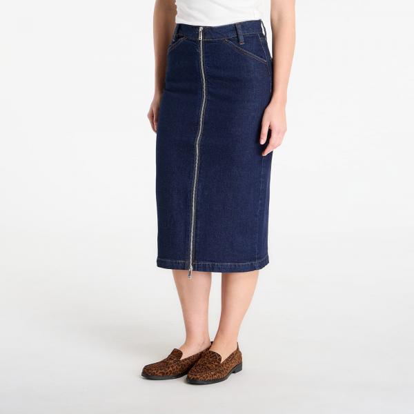 Sukně Calvin Klein Jeans Denim Zip Front Skirt Blue 28