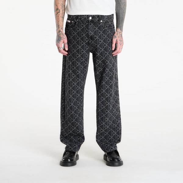 Džíny Calvin Klein Jeans 90S Straight Jeans Black W32/L34
