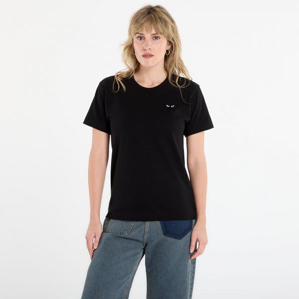 Tričko Comme des Garçons PLAY T-Shirt Black Knit UNISEX Black XS