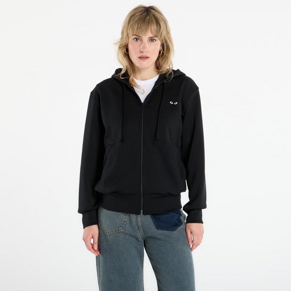 Mikina Comme des Garçons PLAY Sweatshirt Black Emblem Knit UNISEX Black XXL