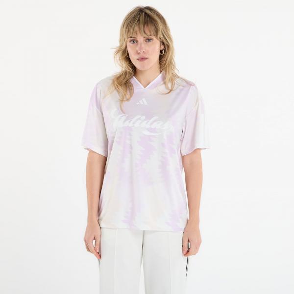 Tričko adidas House Of Tiro X Common Goal Jersey T-Shirt Wonder White/ Off White/ Ice Lavender- Multicolor L