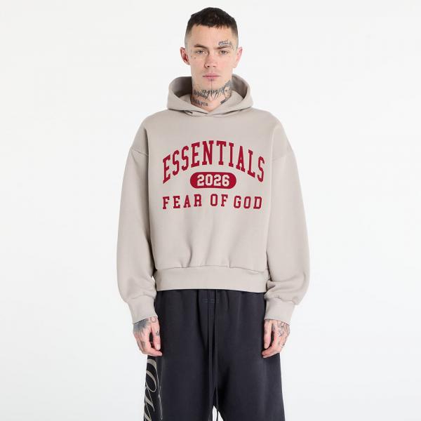Mikina Fear of God Essentials Classic Hoodie Smoke Grey XXL