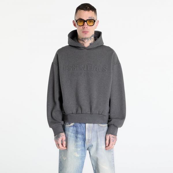 Mikina Fear of God Essentials Classic Hoodie Charcoal Heather M