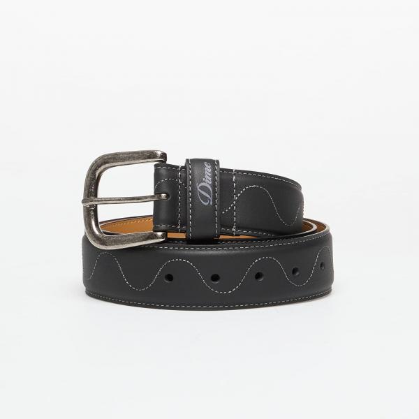 Pásek DIME Desert Leather Belt Black L/XL