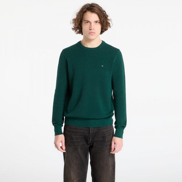 Svetr Tommy Hilfiger Essential Structure Crew Neck Ornamental Green Heather L