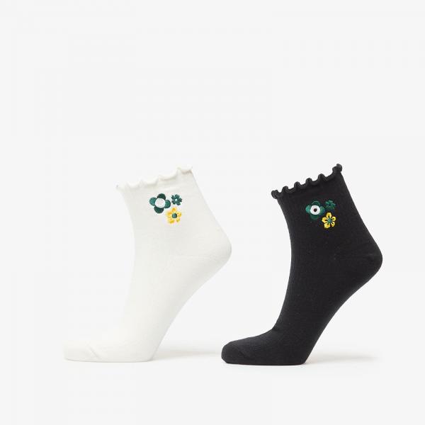 Ponožky adidas X Liberty London Ruff Socks 2 Pairs Off White/ Black M