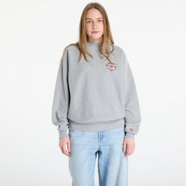 Mikina HUMAN MADE Heavyweight Sweatshirt UNISEX Gray L