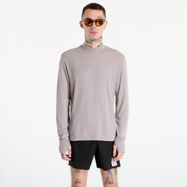 Tričko BANDIT AuraGrid™ Mockneck Long Sleeve Zinc XL