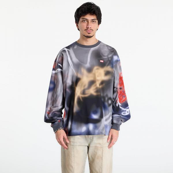 Tričko DIESEL T-Boxt-Ls-V4 T-Shirt Grey XXL