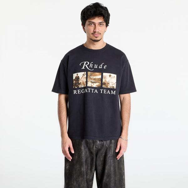Tričko Rhude Usvi Regatta Tour Tee Vintage Black/ White/ Red XXL
