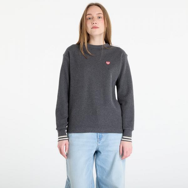 Svetr HUMAN MADE Thermal L/S T-Shirt UNISEX Charcoal XL