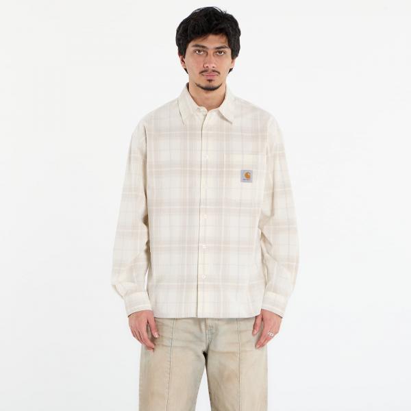 Košile Carhartt WIP L/S Wilber Shirt UNISEX Wilber Check/ Natural L