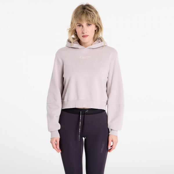 Mikina BANDIT Cotton Fleece Cropped Hoodie Ash M