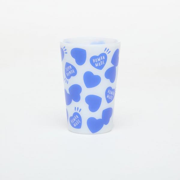 HUMAN MADE Heart Pattern Tumbler Blue Universal