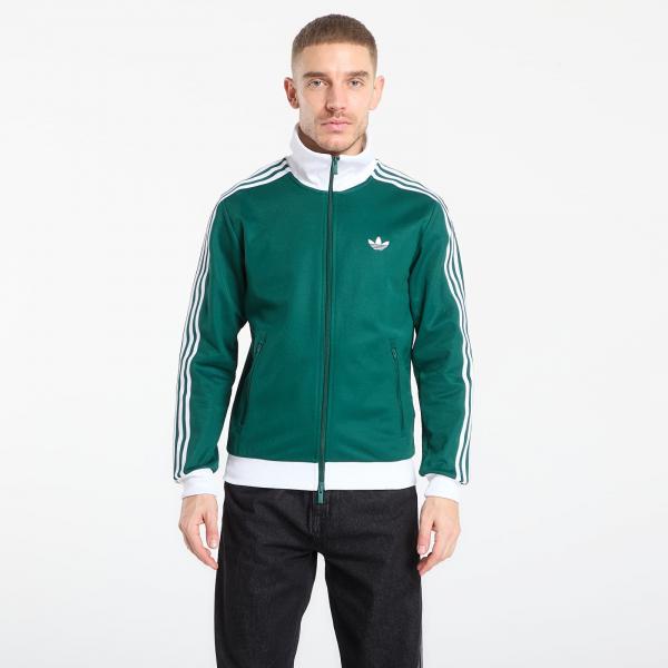 Mikina adidas Classic Track Top Collegiate Green/ White XL