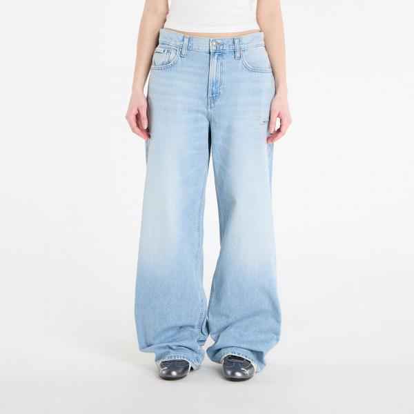 Džíny Calvin Klein Jeans Low Rise Baggy Ramshead Blue 27