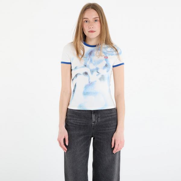 Tričko DIESEL T-Uncuties-Long-S1 T-Shirt Off White L