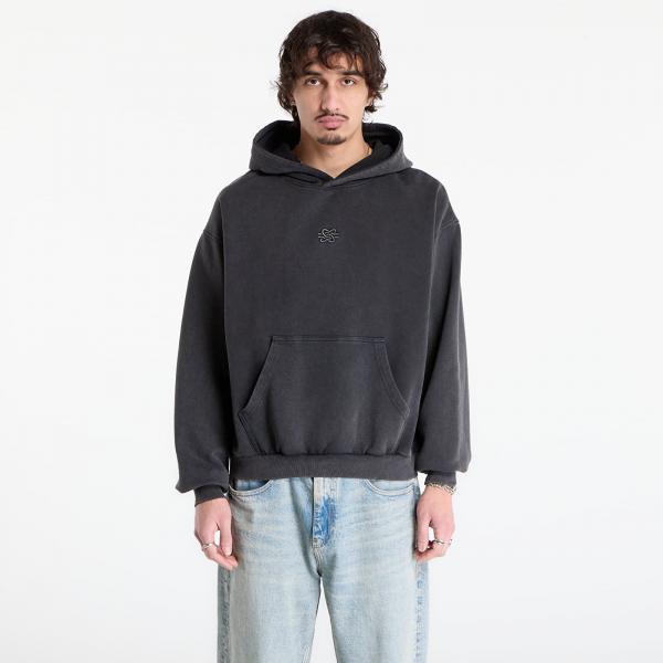 Mikina Filling Pieces Hoodie Boxy Embroidered Vintage Black XL