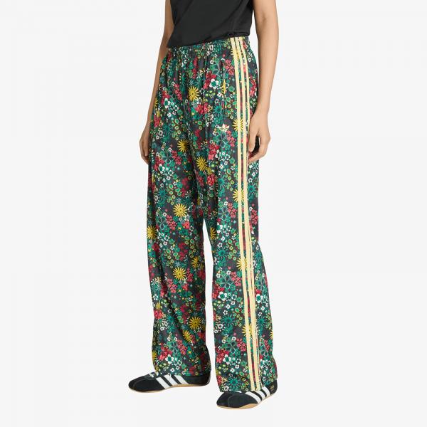 Tepláky adidas X Liberty London Firebird Tracksuit Bottoms Black/ Bold Green/ Collegiate Green- Eqt Yellow XXS