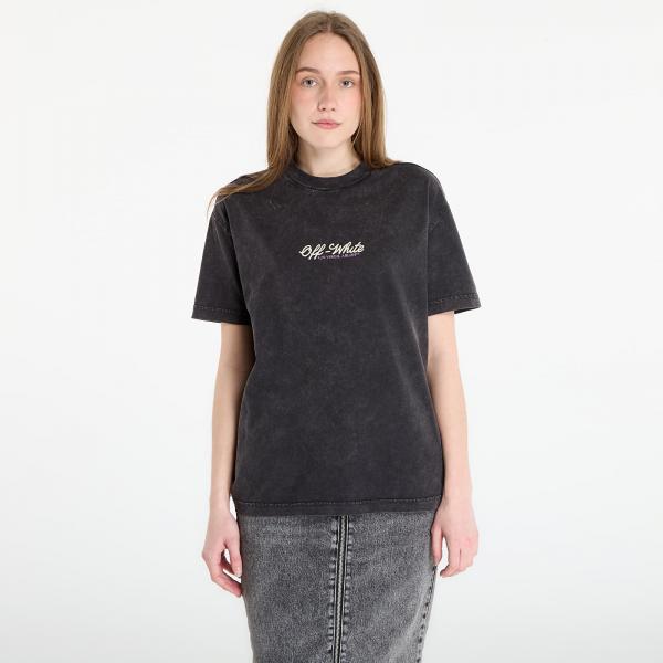 Tričko Off-White Royal Jwls Reg Tee Marble Black XS