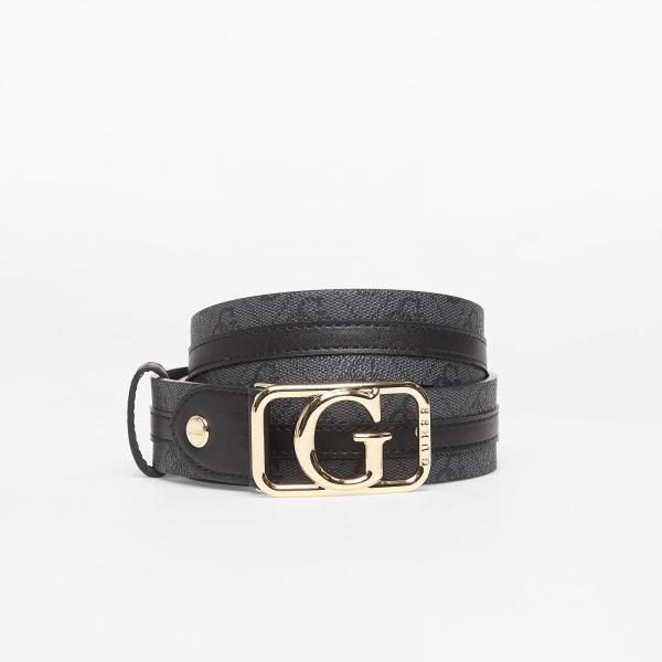 Pásek GUESS Zamira Not Reversible H35 Belt Black XS