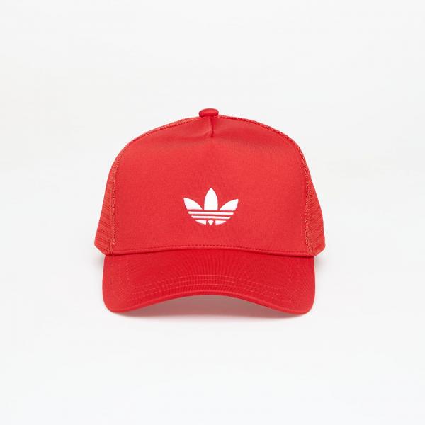 Kšiltovka adidas Curved Trucker Better Scarlet M