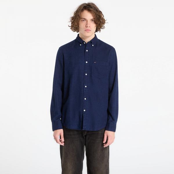 Košile Tommy Hilfiger Flannel Indigo Shirt Dark Blue Indigo M