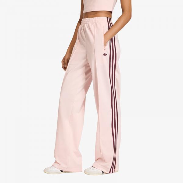 Tepláky adidas Firebird Loose Track Tracksuit Bottoms Sandy Pink/ Maroon L