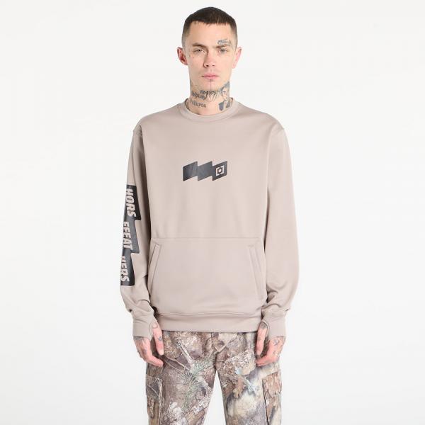 Mikina Horsefeathers Morten Sweatshirt Taupe XXL