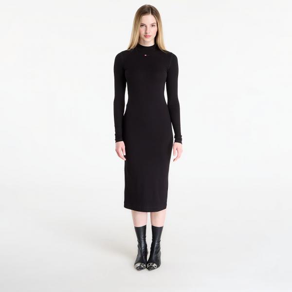 Šaty DIESEL D-Mokky-Ls-Microdiv Dress Black L