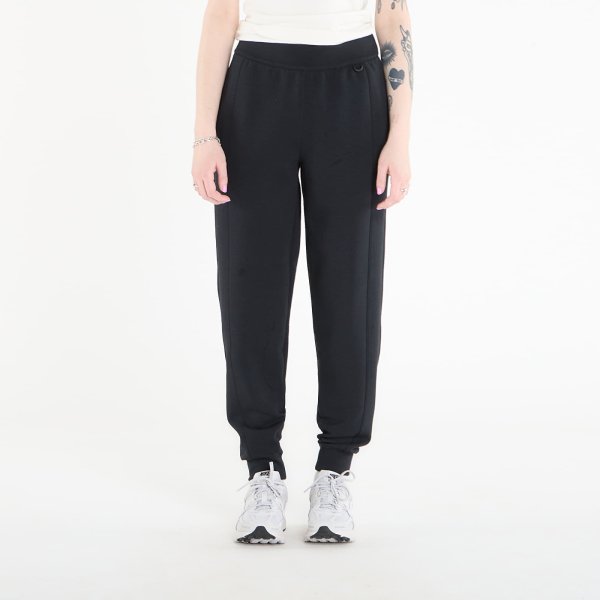 Tepláky Nike 24.7 ImpossiblySoft Women's Dri-FIT Mid-Rise Joggers Black/ Dk Smoke Grey L