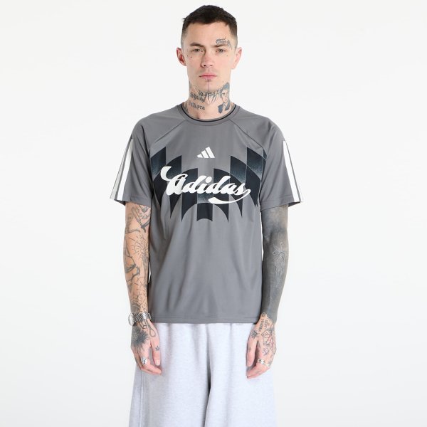 Tričko adidas House Of Tiro X Common Goal Jersey T-Shirt Grey Four/ Black/ Off White L