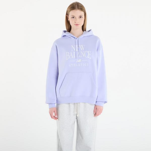 Mikina New Balance Linear Heritage Fleece Hoodie Daybreak S