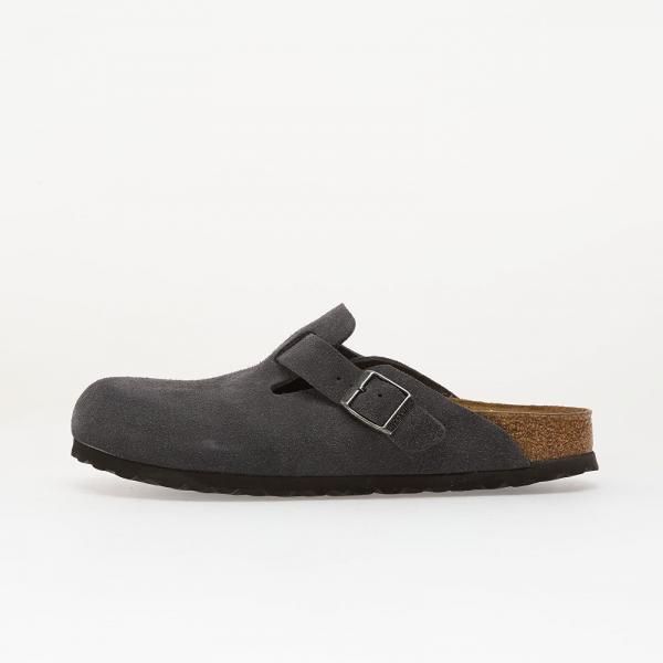 Tenisky Birkenstock Boston Suede Leather Charcoal EUR 39