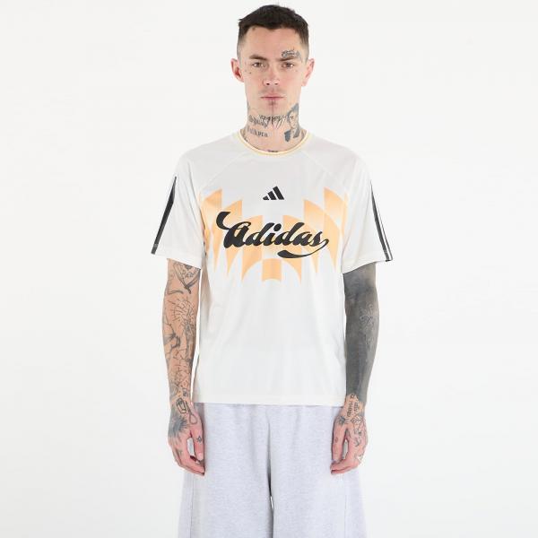 Tričko adidas House Of Tiro X Common Goal Jersey T-Shirt Off White/ Black/ Semi Ice Tangerine L