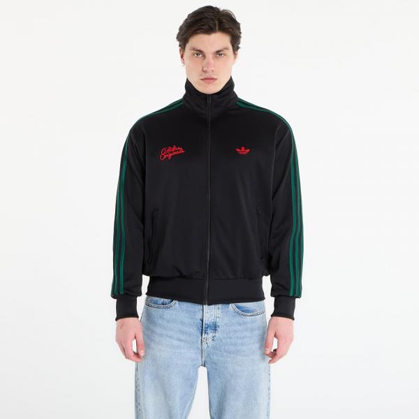 Mikina adidas Firebird Roses Track Top Black/ Collegiate Green M
