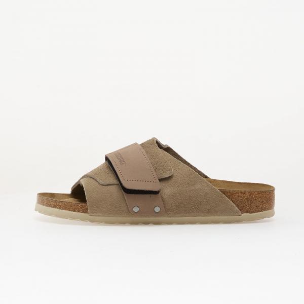 Tenisky Birkenstock Kyoto Nubuck-Suede Leather Unisex Taupe EUR 38