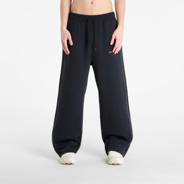 Kalhoty New Balance Linear Graphic Fleece Pant Black M