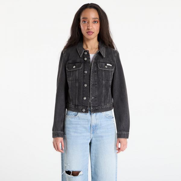 Bunda Calvin Klein Jeans Cropped 90S Denim Jacket Black M