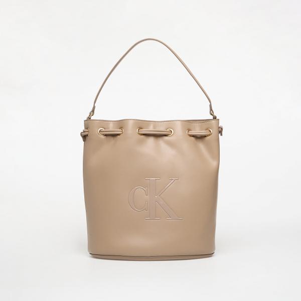 Kabelka Calvin Klein Bold Ck Large Bucket Bag Dove Grey Universal