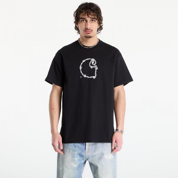 Tričko Carhartt WIP S/S Barbwire C T-Shirt UNISEX Black M