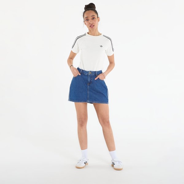 Sukně adidas 3 Stripes Skirt Denim Medium Vintage Denim 10