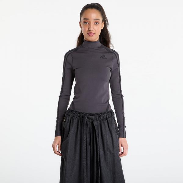 Tričko adidas Long Sleeve Tee Utility Black/ Black/ Grey Two S