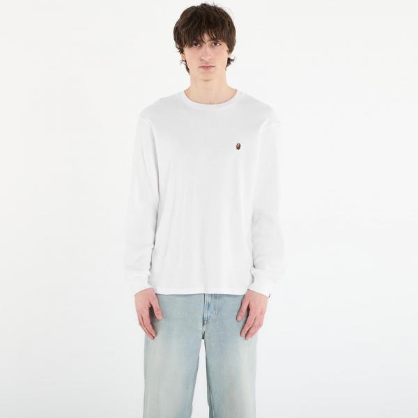 Tričko A BATHING APE Ape Head One Point Thermal Lt M Underwear White XXL