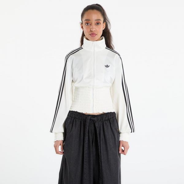 Mikina adidas Smocked Fb Tt Off White L