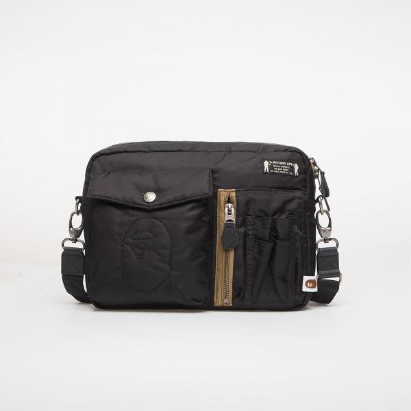 Taška A BATHING APE Padded Shoulder Bag M Black Universal