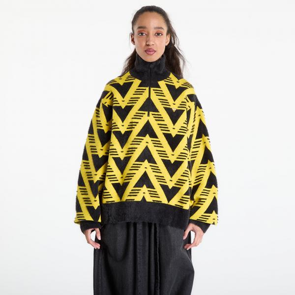 Dres adidas Knitted Half-Zip Sweater Eqt Yellow S
